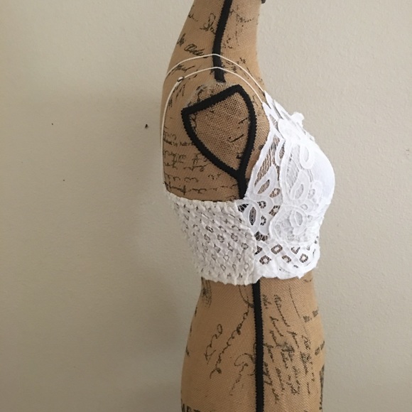 Free People One Adella white bralette - EBay - Picture 4 of 15